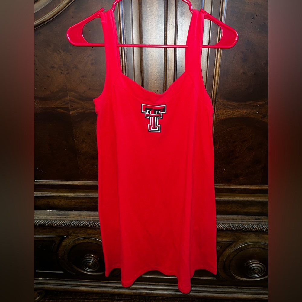 Texas Tech University Chicka-d women cut Strapy dress. New with Tag